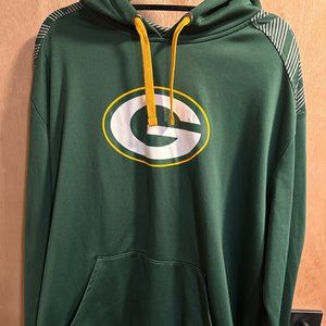 Men's 2XL Green Bay Packers Hoodie Shirt (Majestic Brand)
